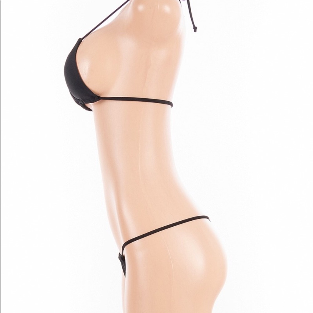 NEW‼️BLACK PADDED HALTER NECK - bikini - Picture 4 of 5